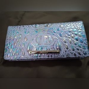 EUC Brahmin Ady wallet in Violet Wonderland